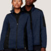Hakro Strickfleecejacke Dawson - 329-marine meliert - Model