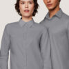 Hakro Langarm Mikralinar Bluse - 043-titan - Model