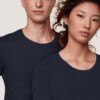 Hakro Longsleeve Damen - 034-tinte - Model