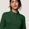 Hakro Damen Longsleeve-Poloshirt Mikralinar - 072-tanne - Back