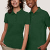 Hakro Damen Poloshirt Bio-Baumwolle GOTS - 072-tanne - Model