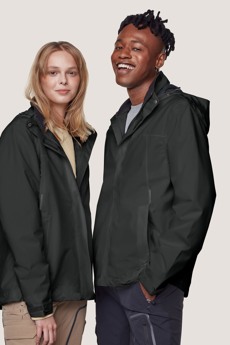 Hakro Regenjacke Connecticut - 028-anthrazit - Model